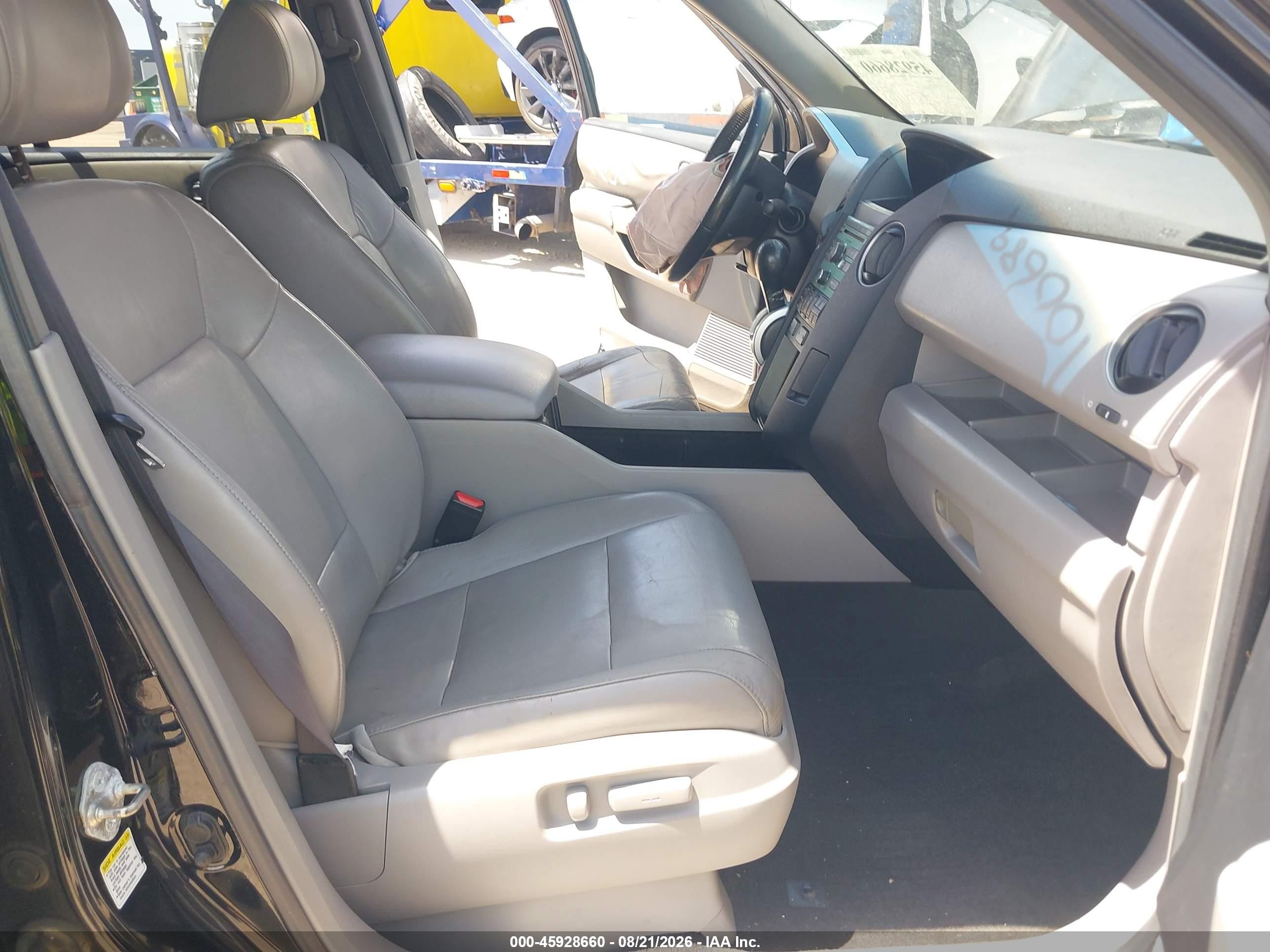 2011 Honda Pilot Ex-l Black vin: 5FNYF3H50BB004461