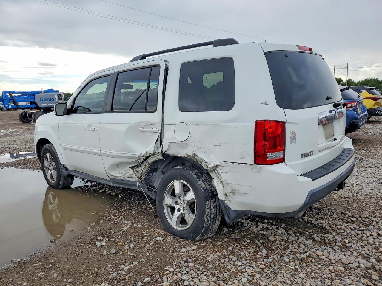 2011 Honda Pilot Exl White vin: 5FNYF3H50BB009997