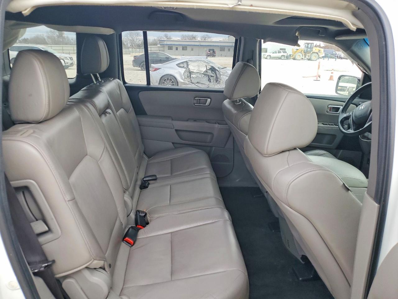 2012 Honda Pilot Exl White vin: 5FNYF3H50CB017101