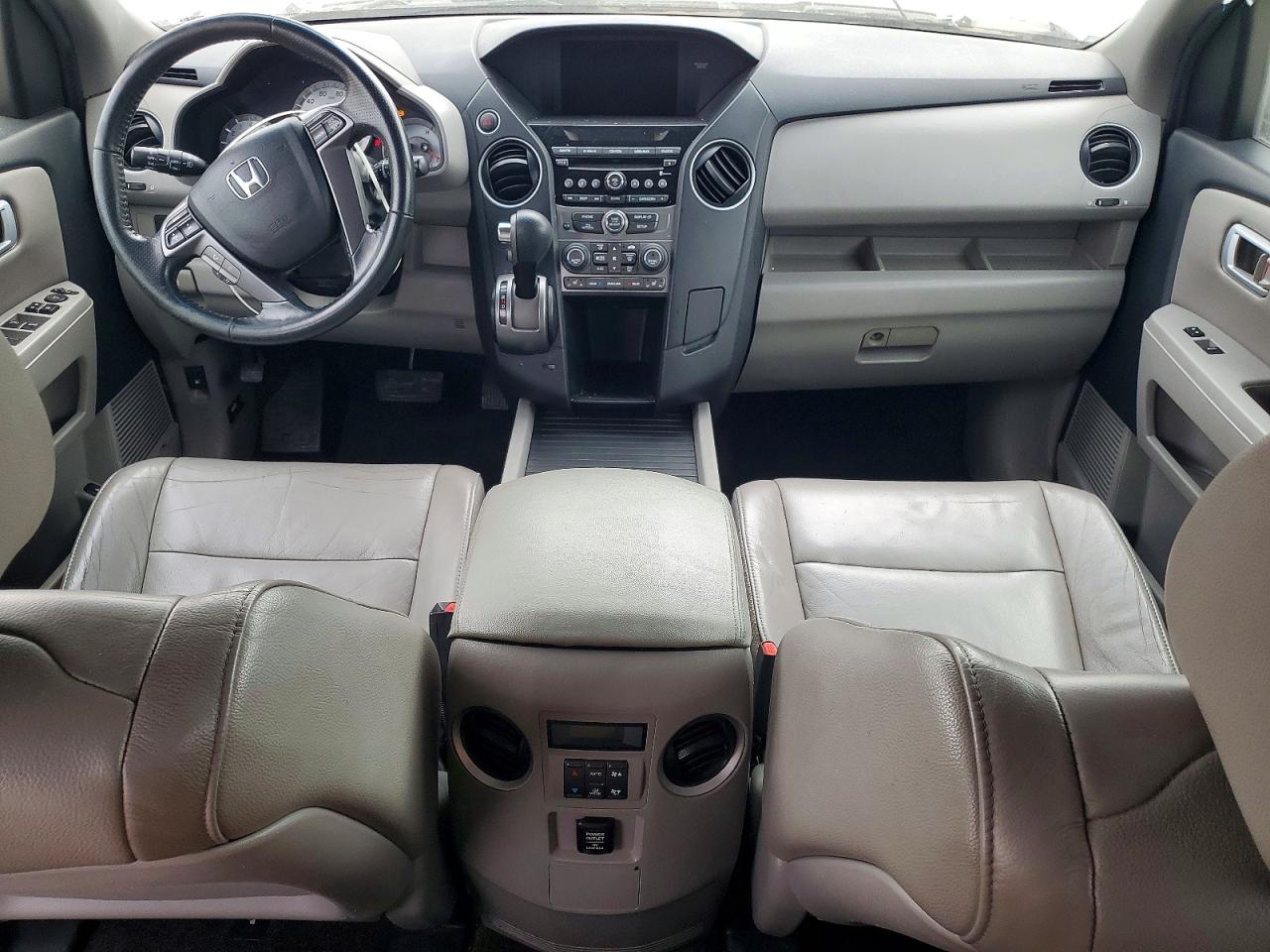 2012 Honda Pilot Exl White vin: 5FNYF3H50CB017101