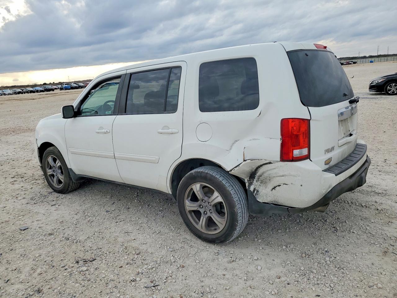 2012 Honda Pilot Exl White vin: 5FNYF3H50CB017101