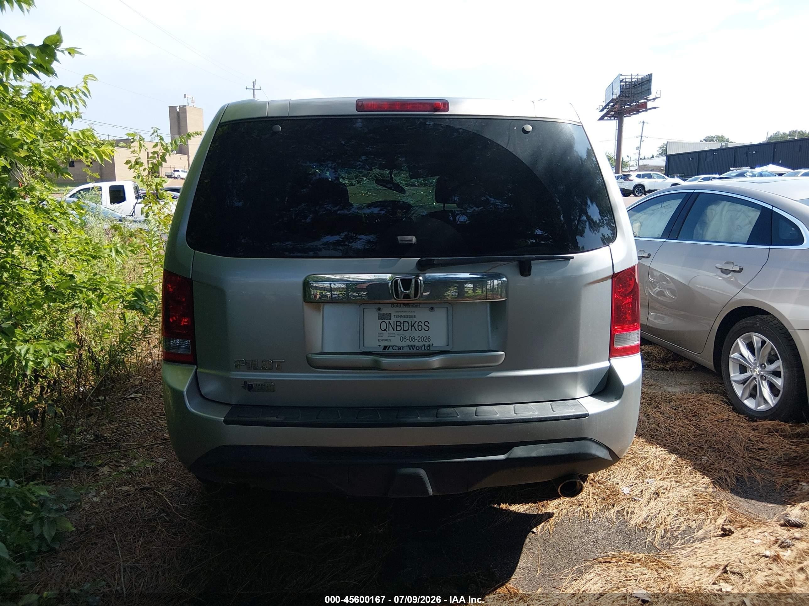 2013 Honda Pilot Ex-l Silver vin: 5FNYF3H50DB012062