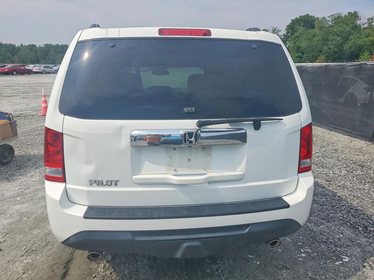2013 Honda Pilot Exl White vin: 5FNYF3H50DB013132