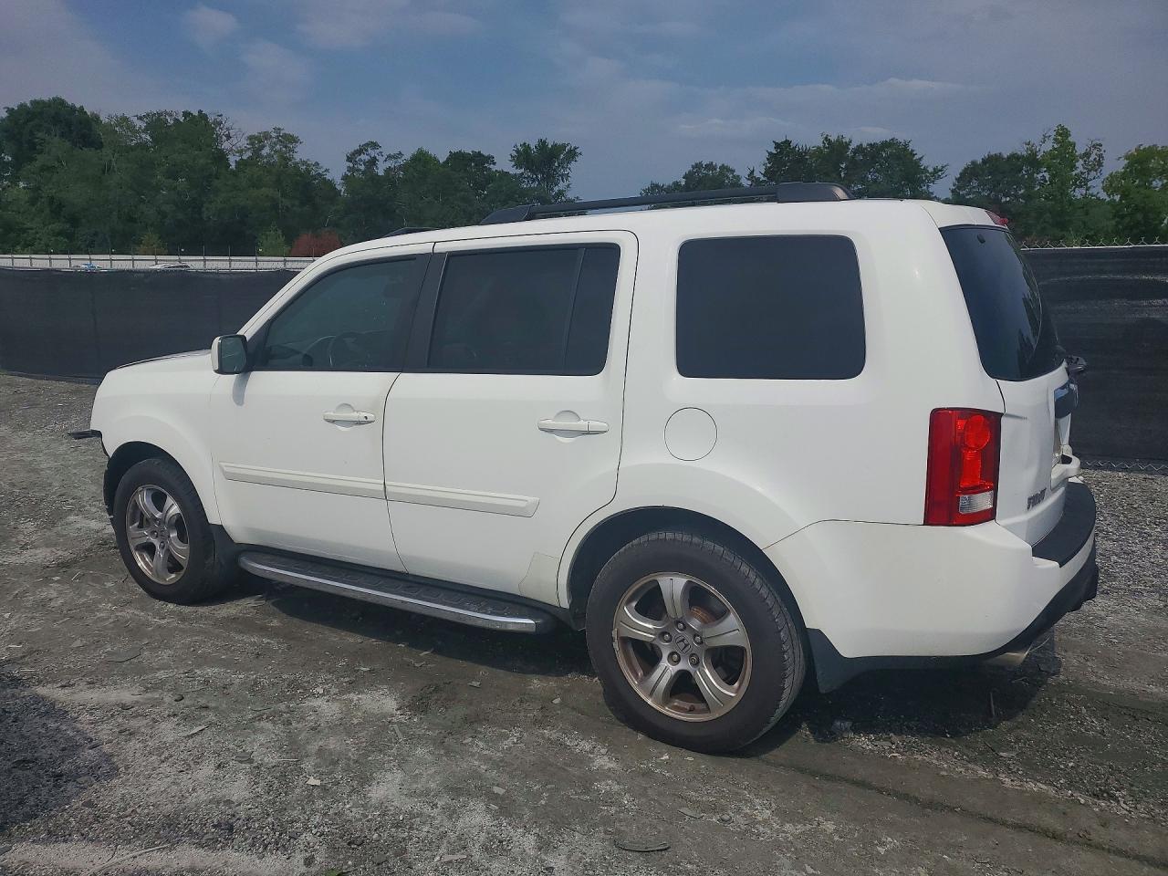 2013 Honda Pilot Exl White vin: 5FNYF3H50DB013132