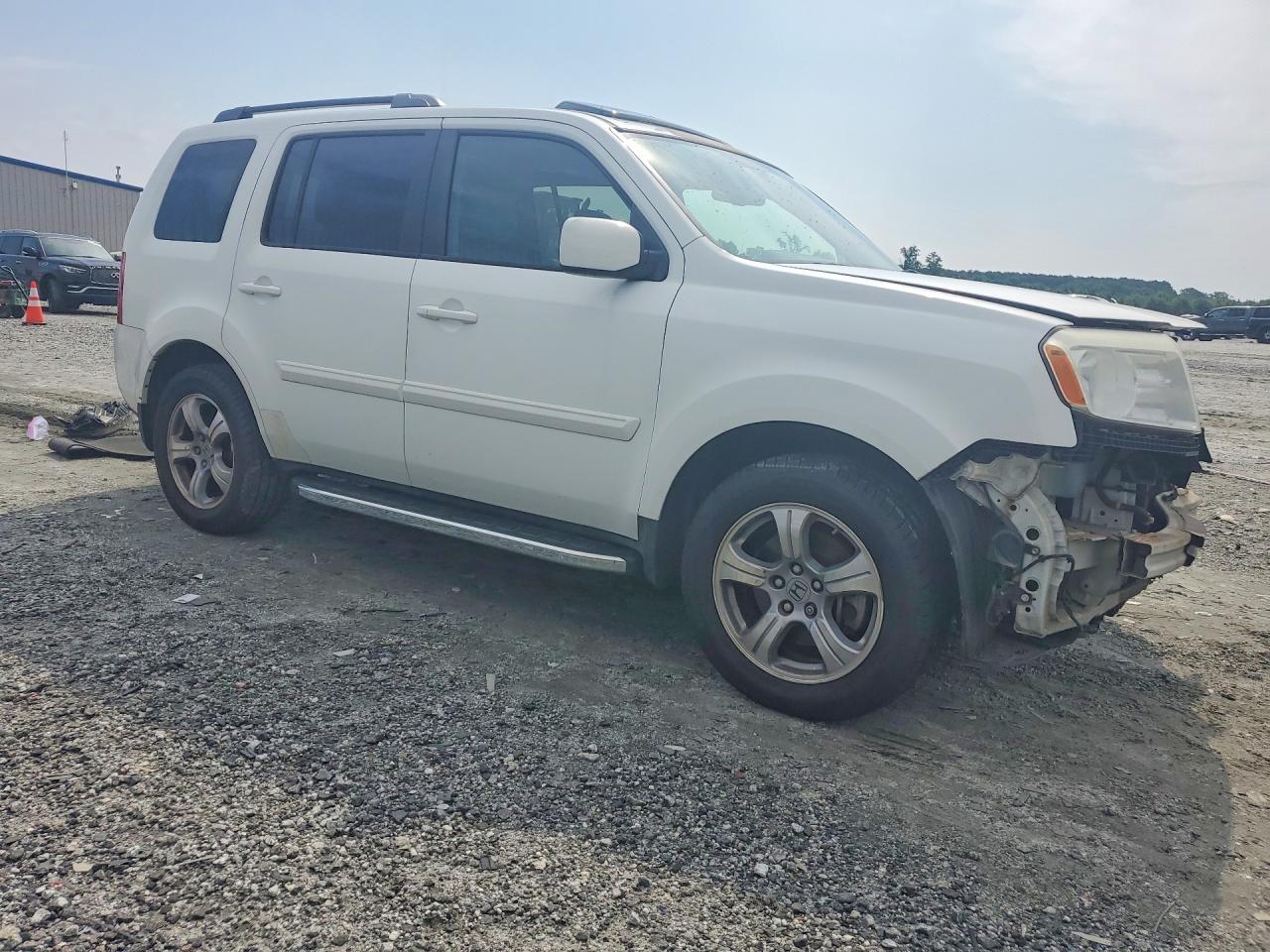 2013 Honda Pilot Exl White vin: 5FNYF3H50DB013132