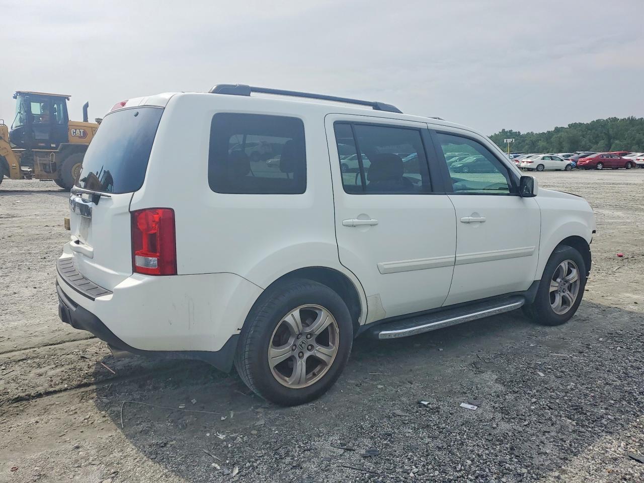 2013 Honda Pilot Exl White vin: 5FNYF3H50DB013132