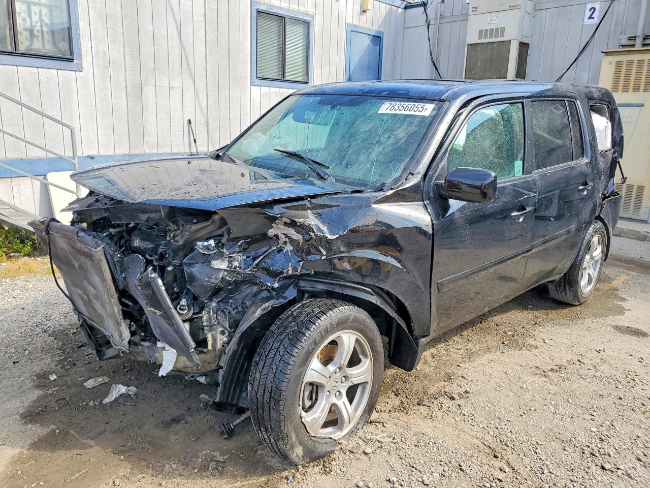 2013 Honda Pilot Exl Черный vin: 5FNYF3H50DB037074