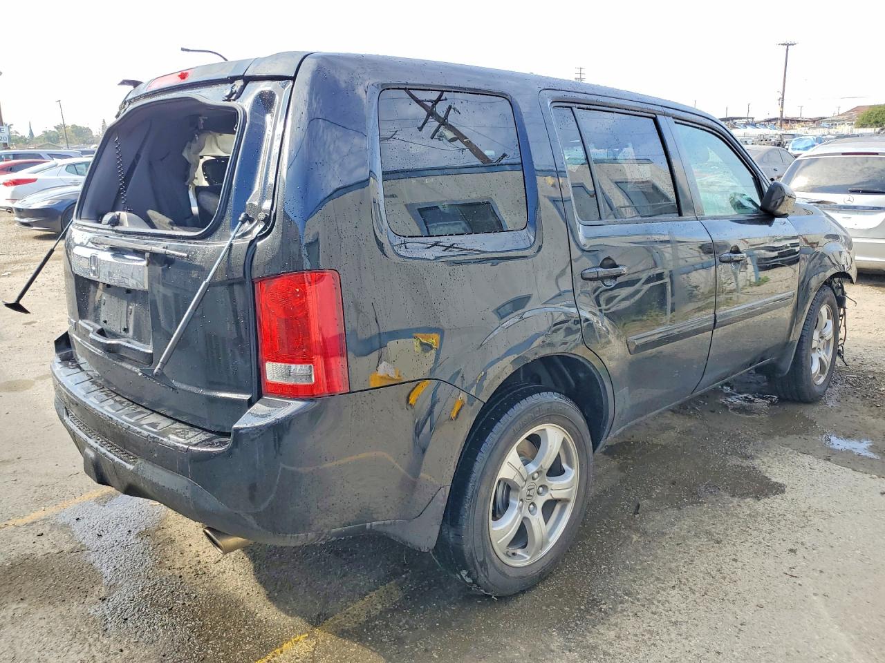 2013 Honda Pilot Exl Black vin: 5FNYF3H50DB037074