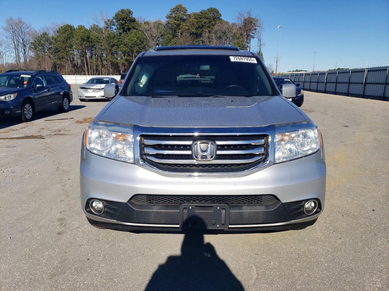 2013 Honda Pilot Exl Silver vin: 5FNYF3H50DB043960