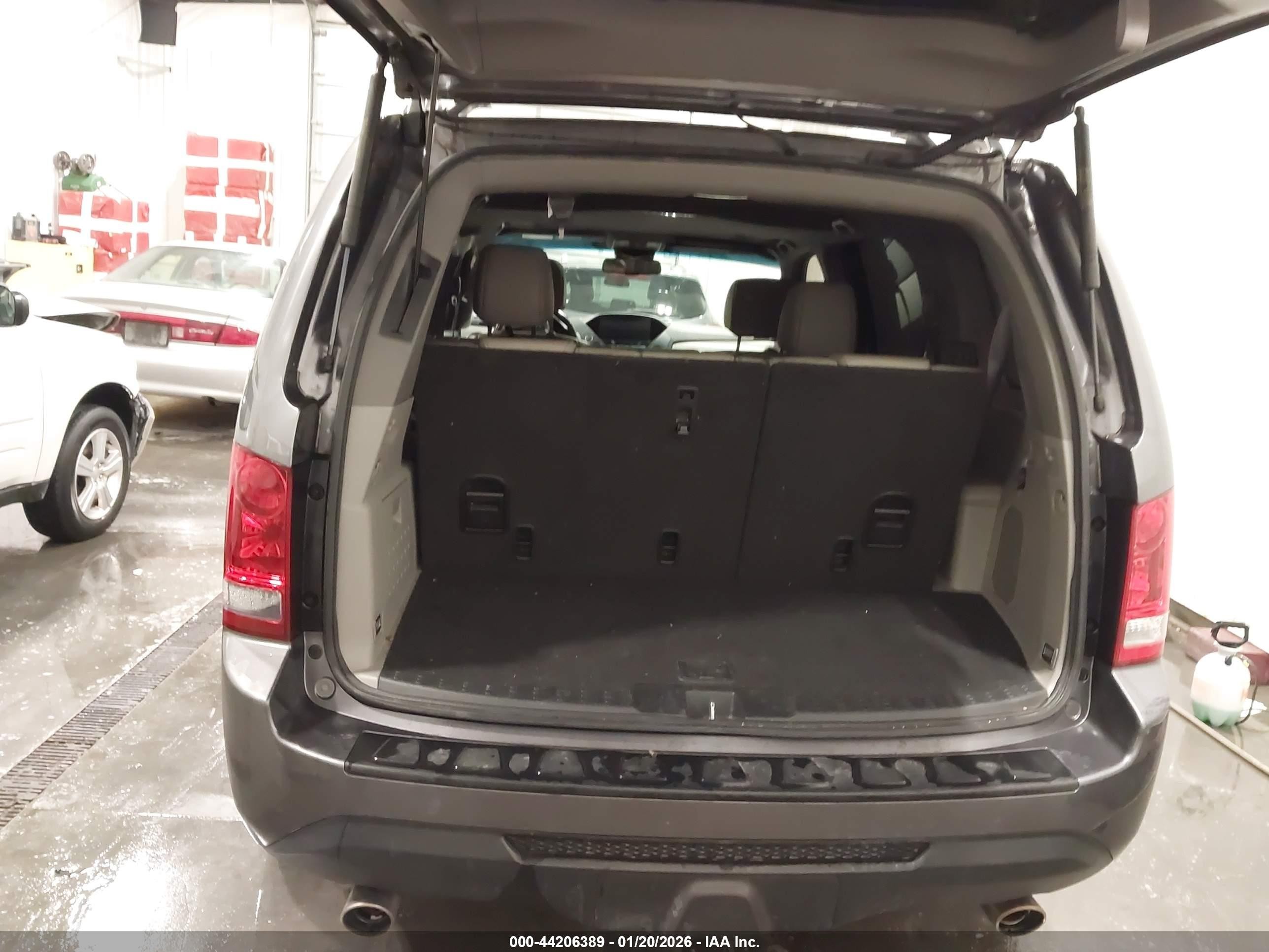 2014 Honda Pilot Ex-l Gray vin: 5FNYF3H50EB005551
