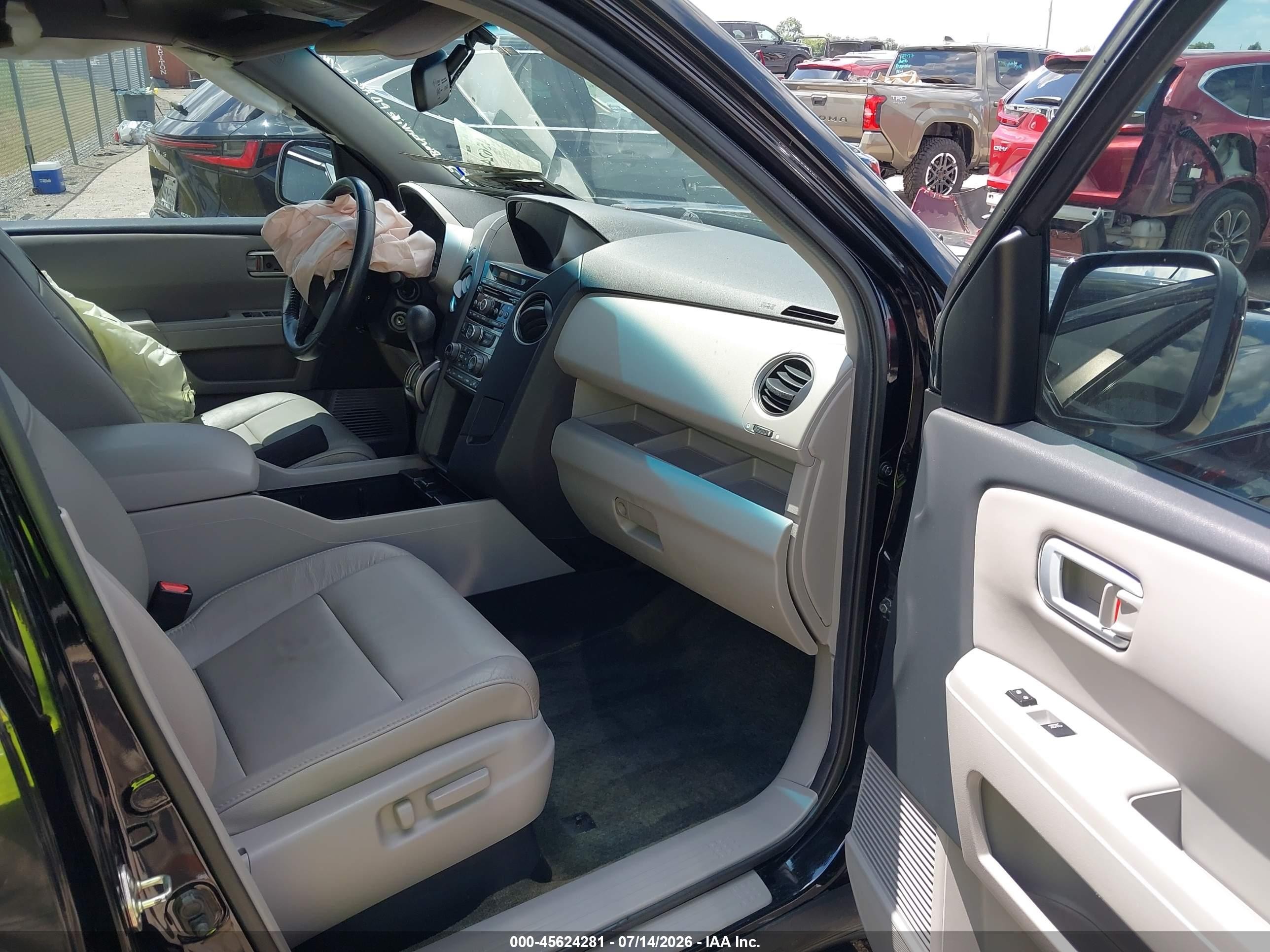 2014 Honda Pilot Ex-l Black vin: 5FNYF3H50EB015240