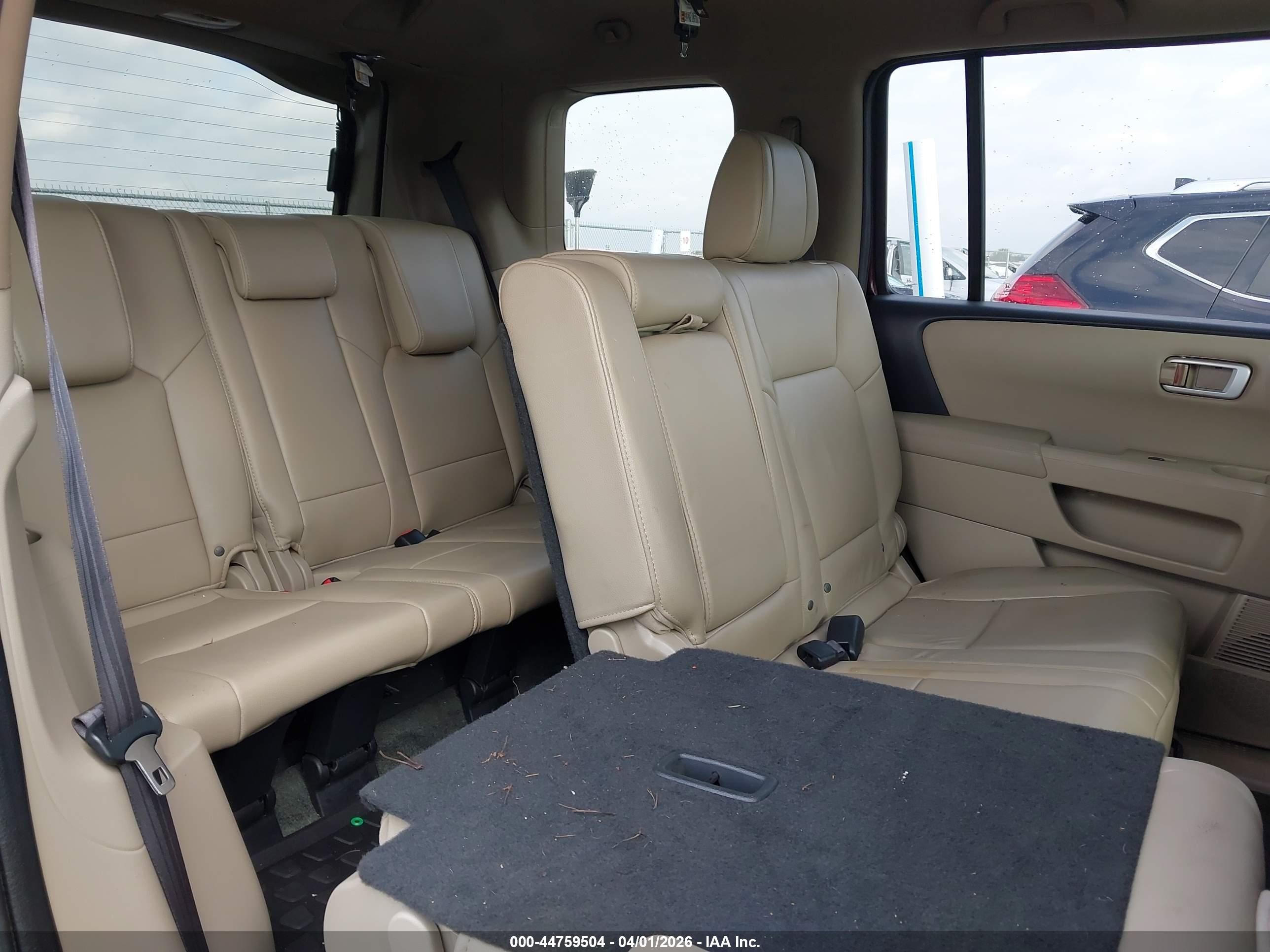 2014 Honda Pilot Ex-l Red vin: 5FNYF3H50EB023113