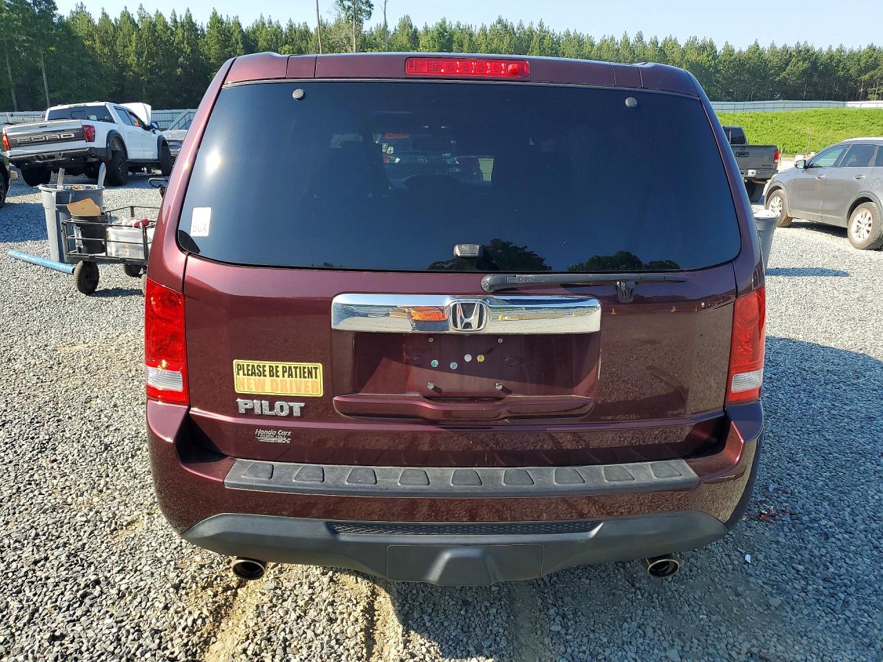 2014 Honda Pilot Exl Burgundy vin: 5FNYF3H50EB023127