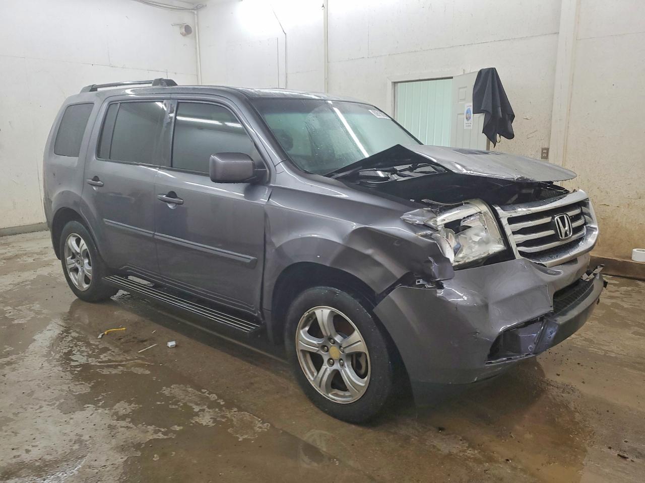 2014 Honda Pilot Exl Gray vin: 5FNYF3H50EB028912