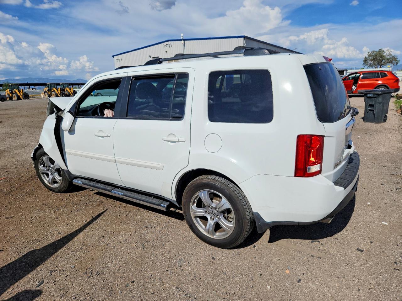 2015 Honda Pilot Exl White vin: 5FNYF3H50FB014283