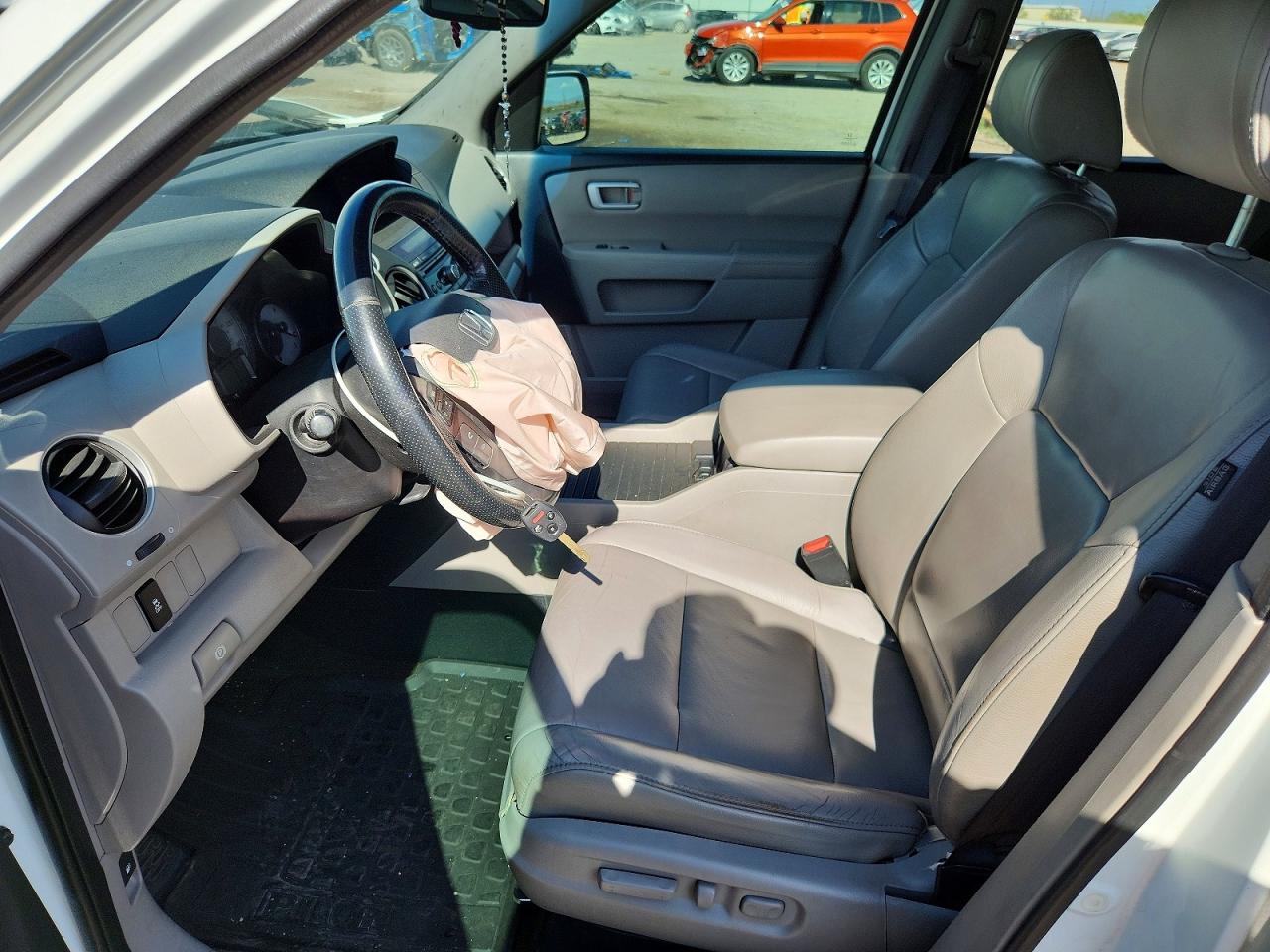 2015 Honda Pilot Exl White vin: 5FNYF3H50FB014283