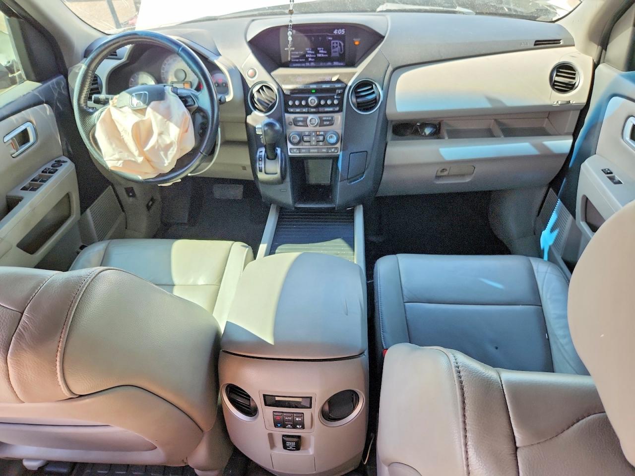 2015 Honda Pilot Exl White vin: 5FNYF3H50FB014283