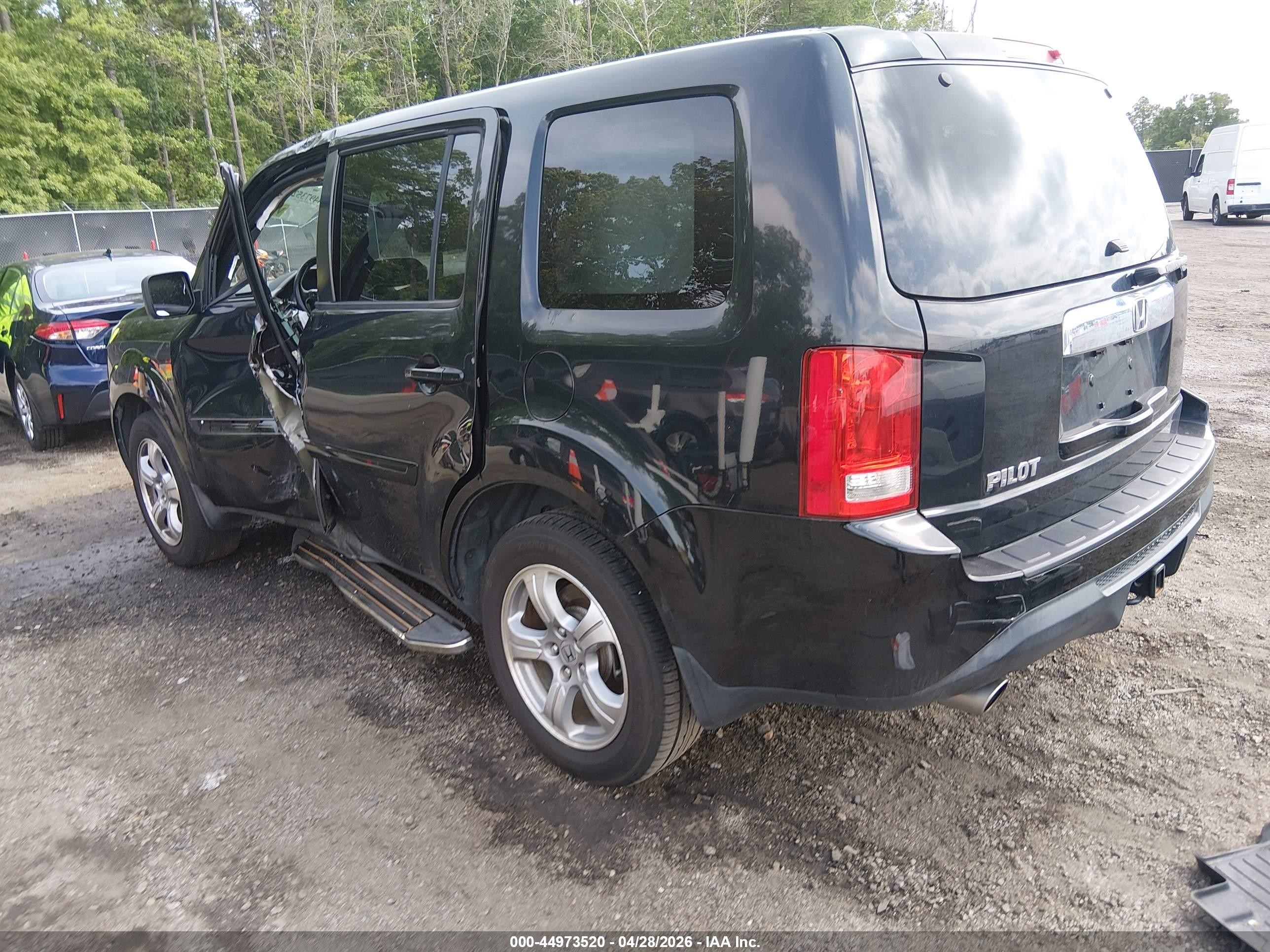 2015 Honda Pilot Ex-l Black vin: 5FNYF3H50FB014459