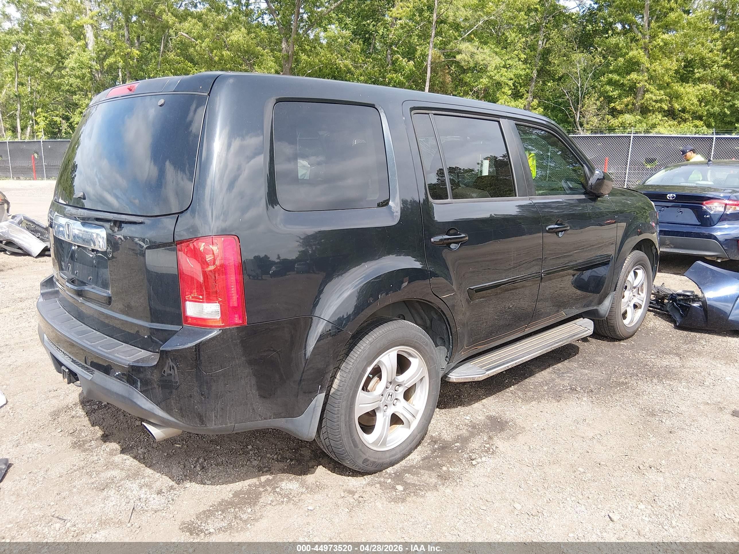 2015 Honda Pilot Ex-l Black vin: 5FNYF3H50FB014459