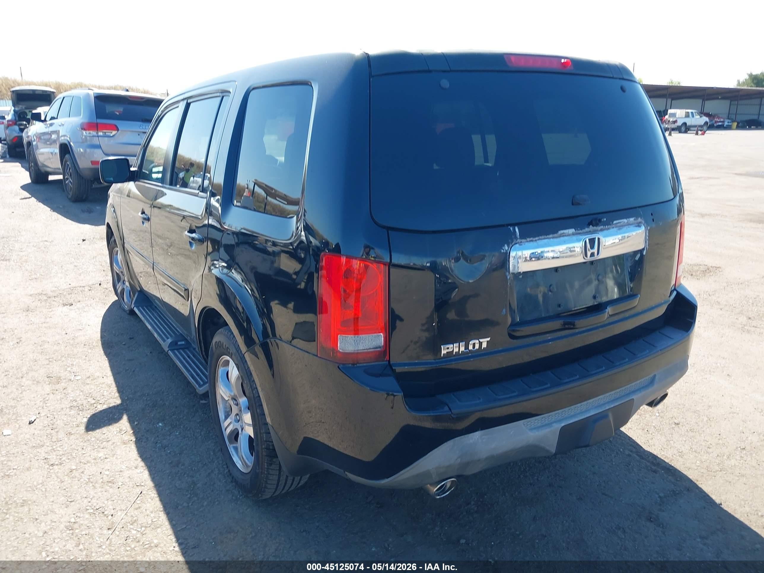 2015 Honda Pilot Ex-l Black vin: 5FNYF3H50FB015806