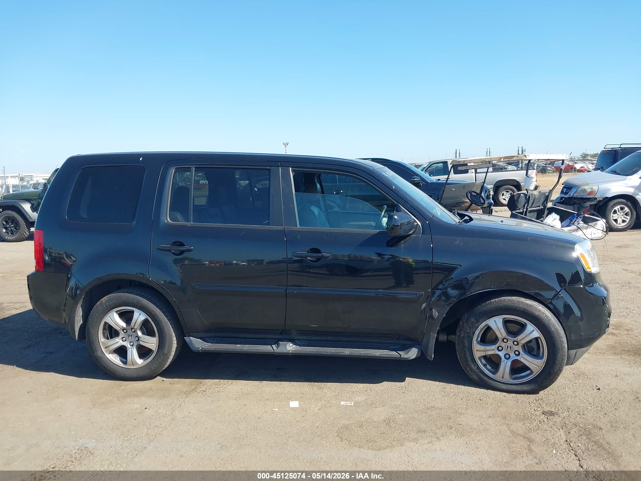2015 Honda Pilot Ex-l Black vin: 5FNYF3H50FB015806