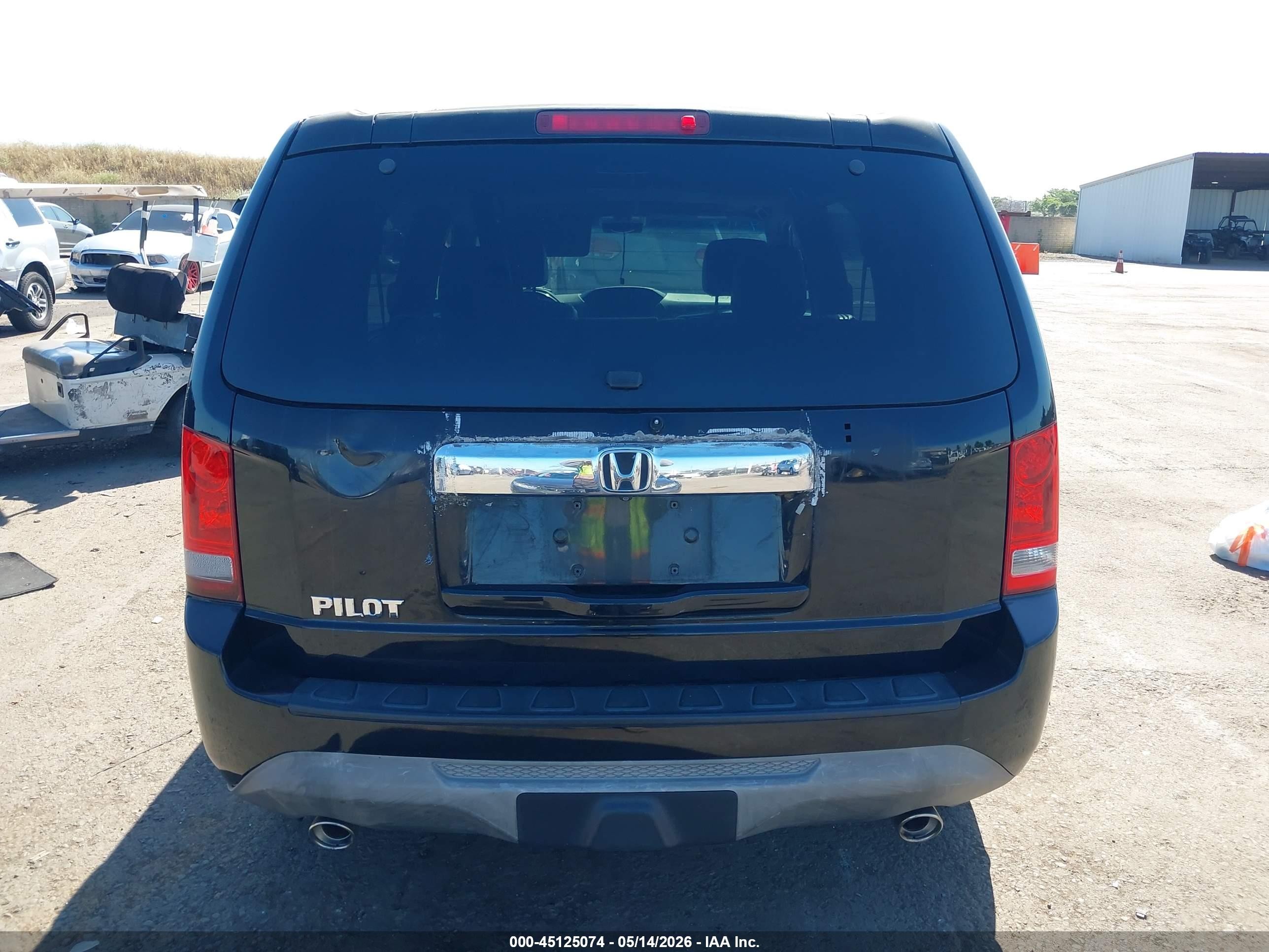 2015 Honda Pilot Ex-l Black vin: 5FNYF3H50FB015806