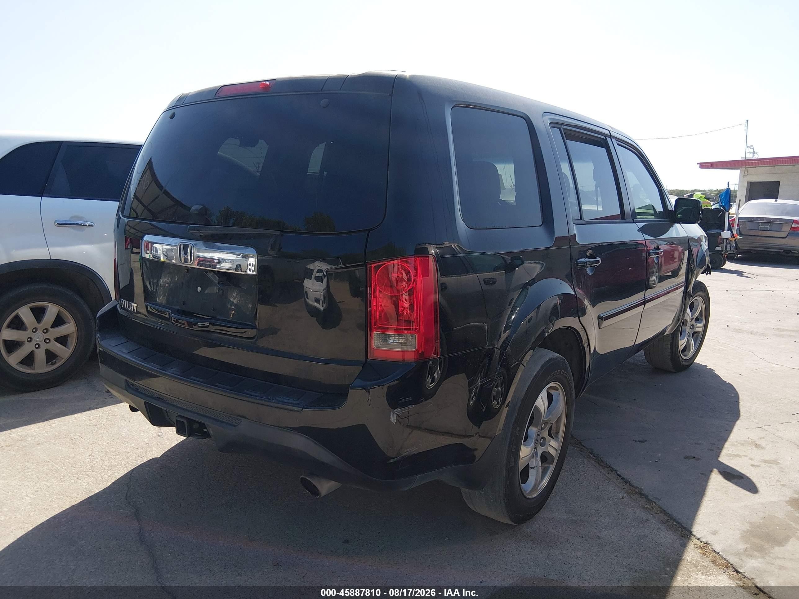 2015 Honda Pilot Ex-l Black vin: 5FNYF3H50FB027079