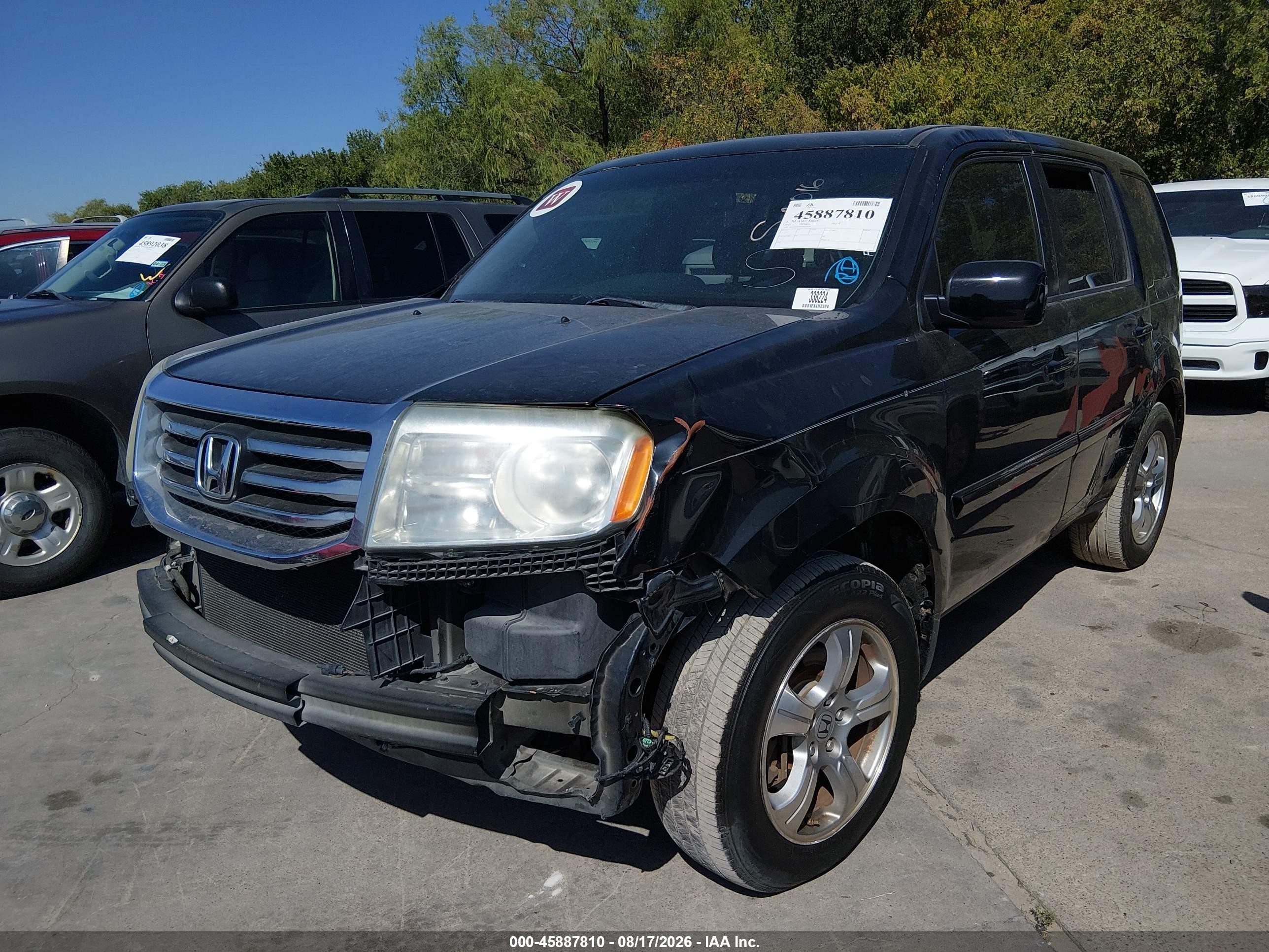 2015 Honda Pilot Ex-l Black vin: 5FNYF3H50FB027079