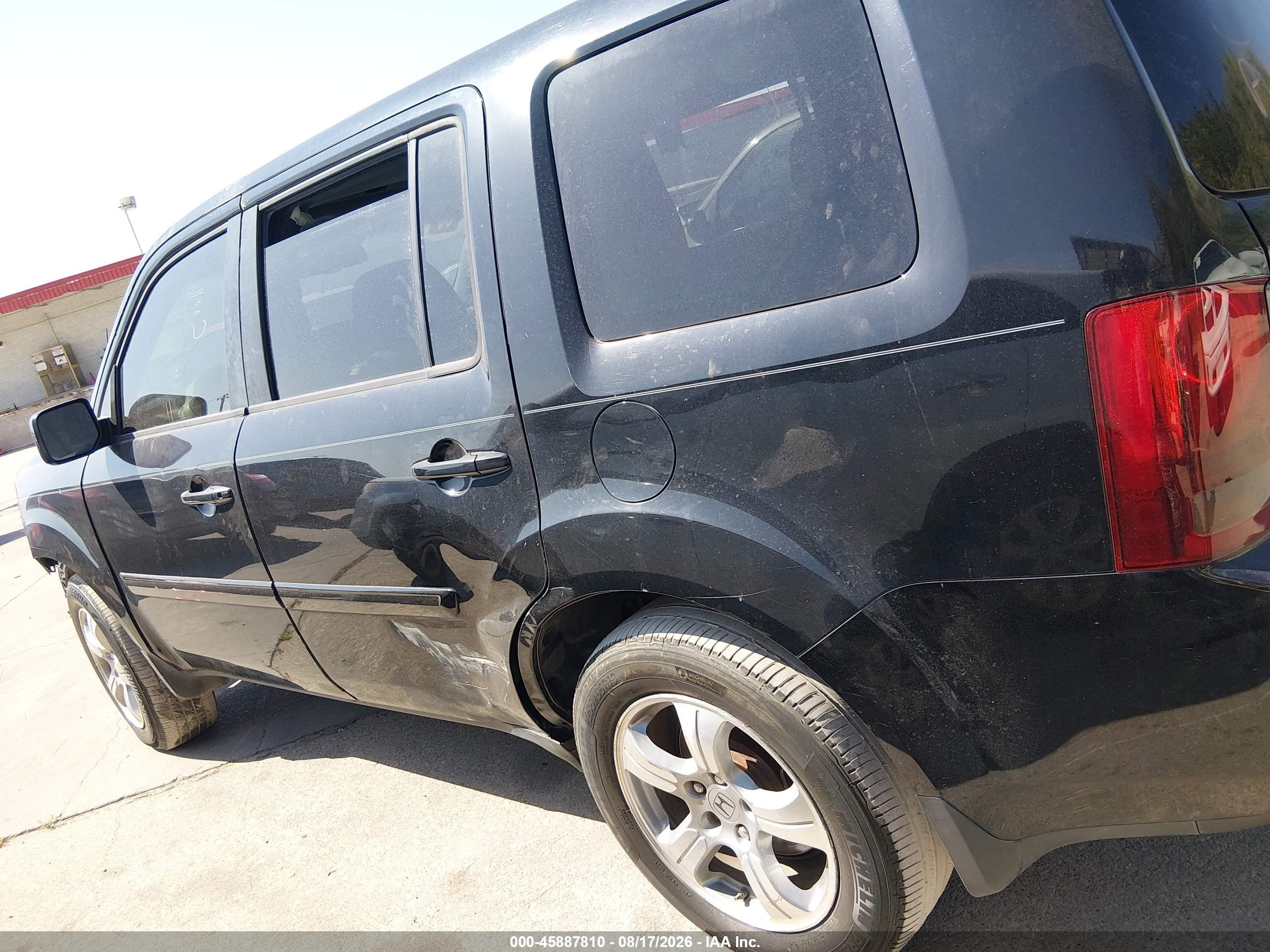 2015 Honda Pilot Ex-l Black vin: 5FNYF3H50FB027079