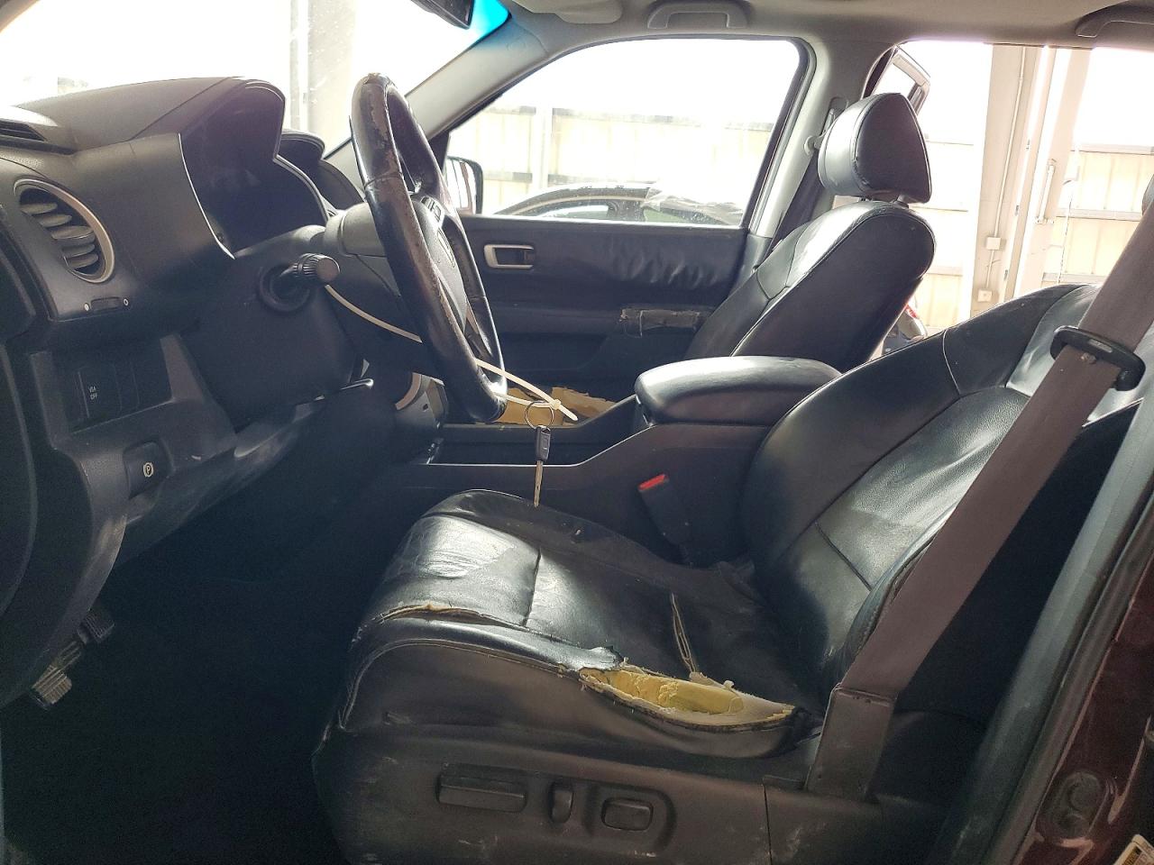 2010 Honda Pilot Exl Burgundy vin: 5FNYF3H51AB009036