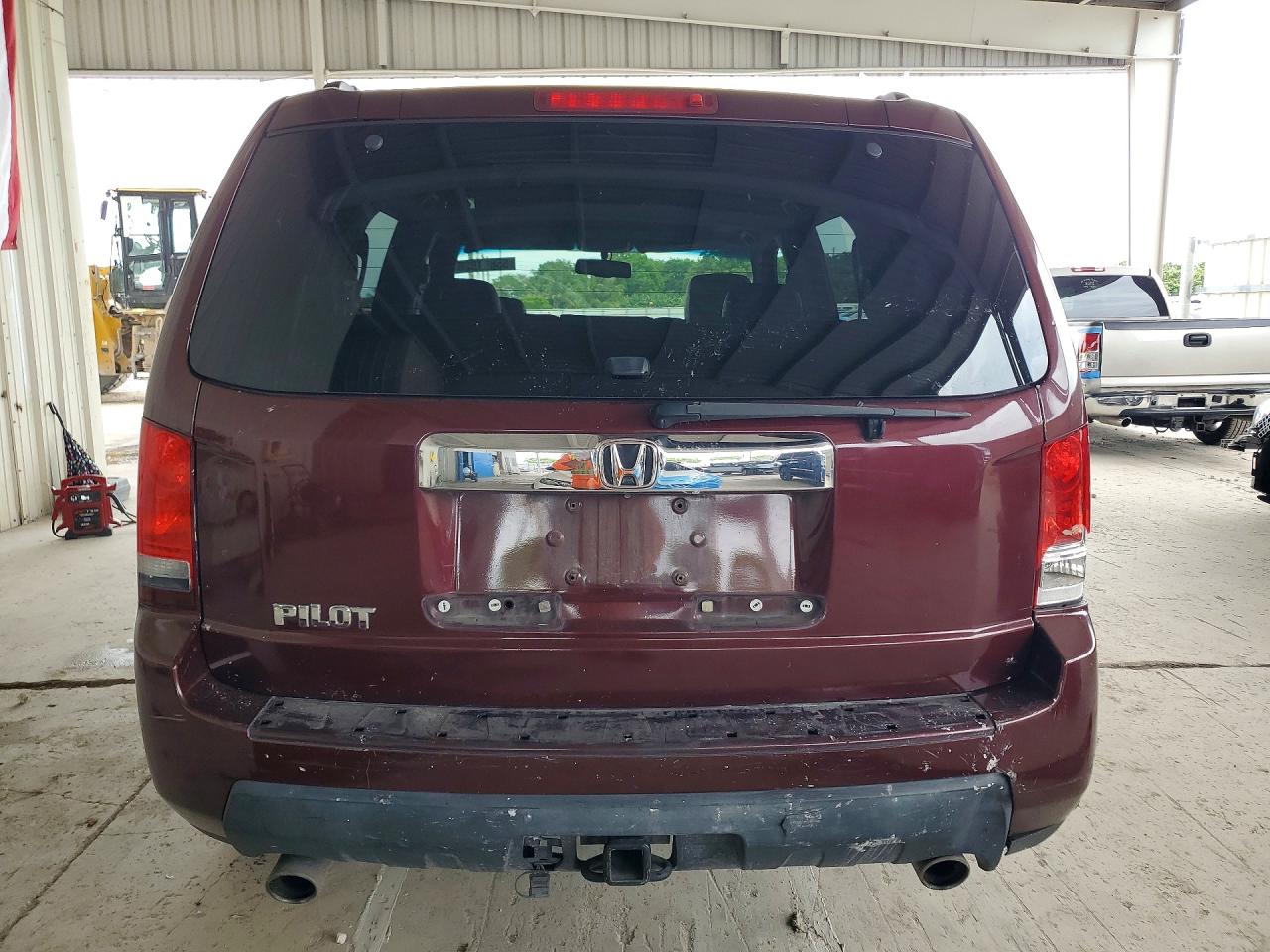 2010 Honda Pilot Exl Burgundy vin: 5FNYF3H51AB009036