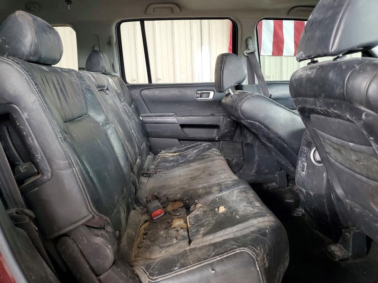 2010 Honda Pilot Exl Burgundy vin: 5FNYF3H51AB009036
