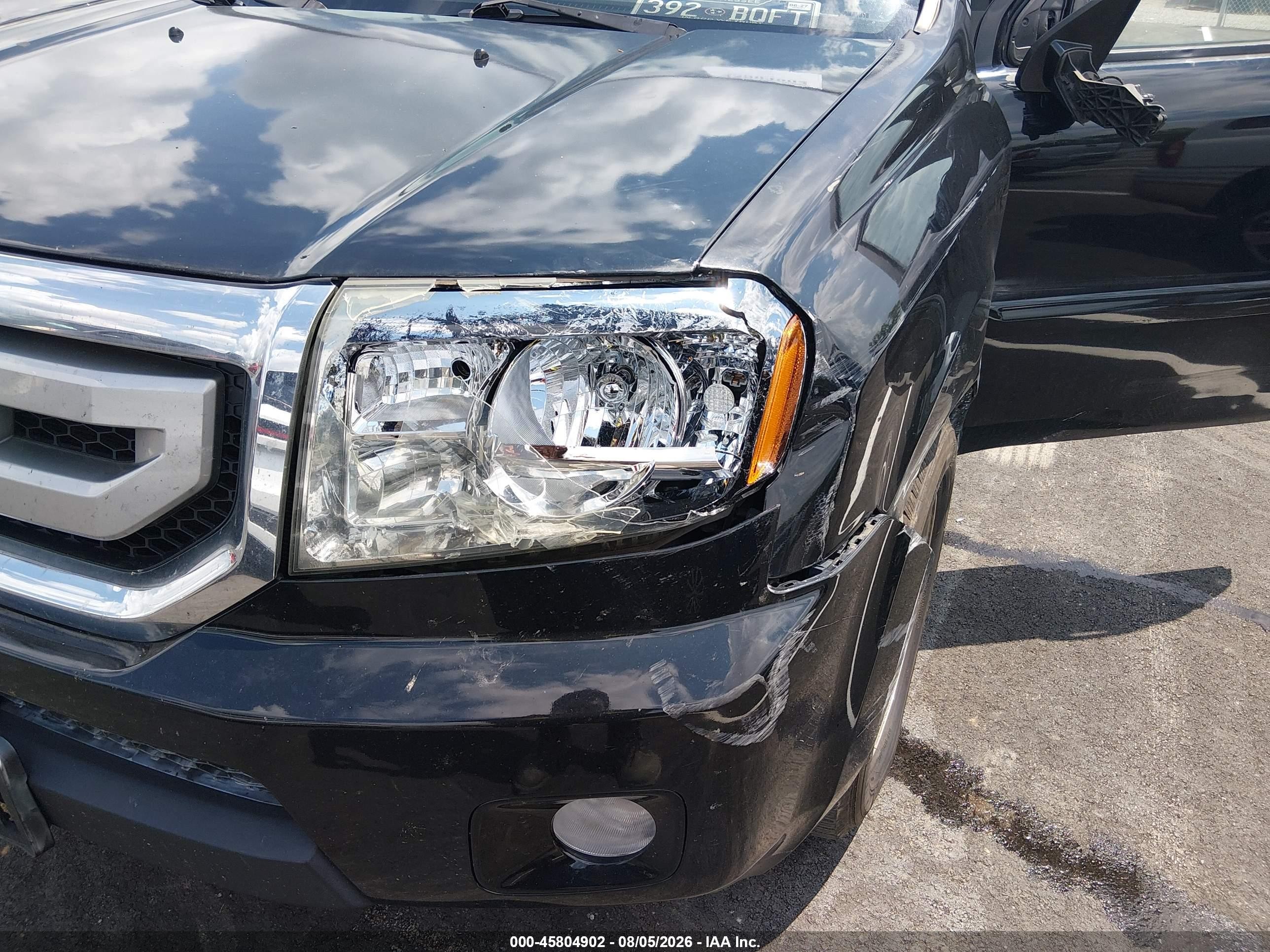 2011 Honda Pilot Ex-l Black vin: 5FNYF3H51BB031586
