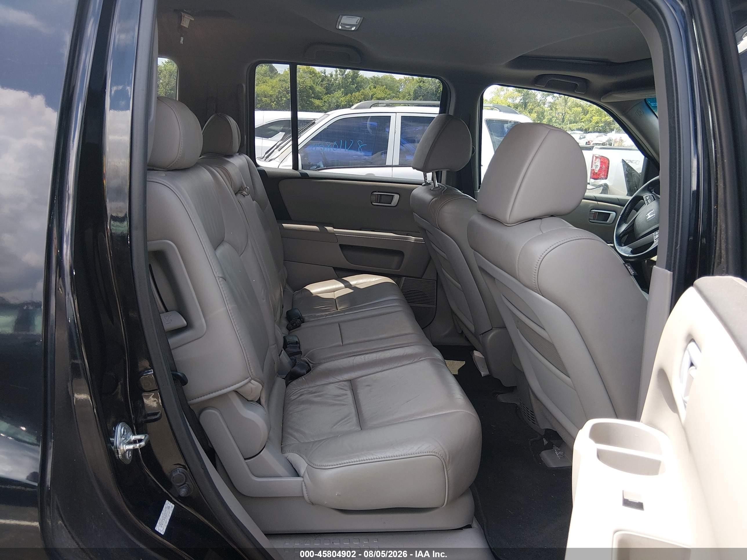 2011 Honda Pilot Ex-l Black vin: 5FNYF3H51BB031586