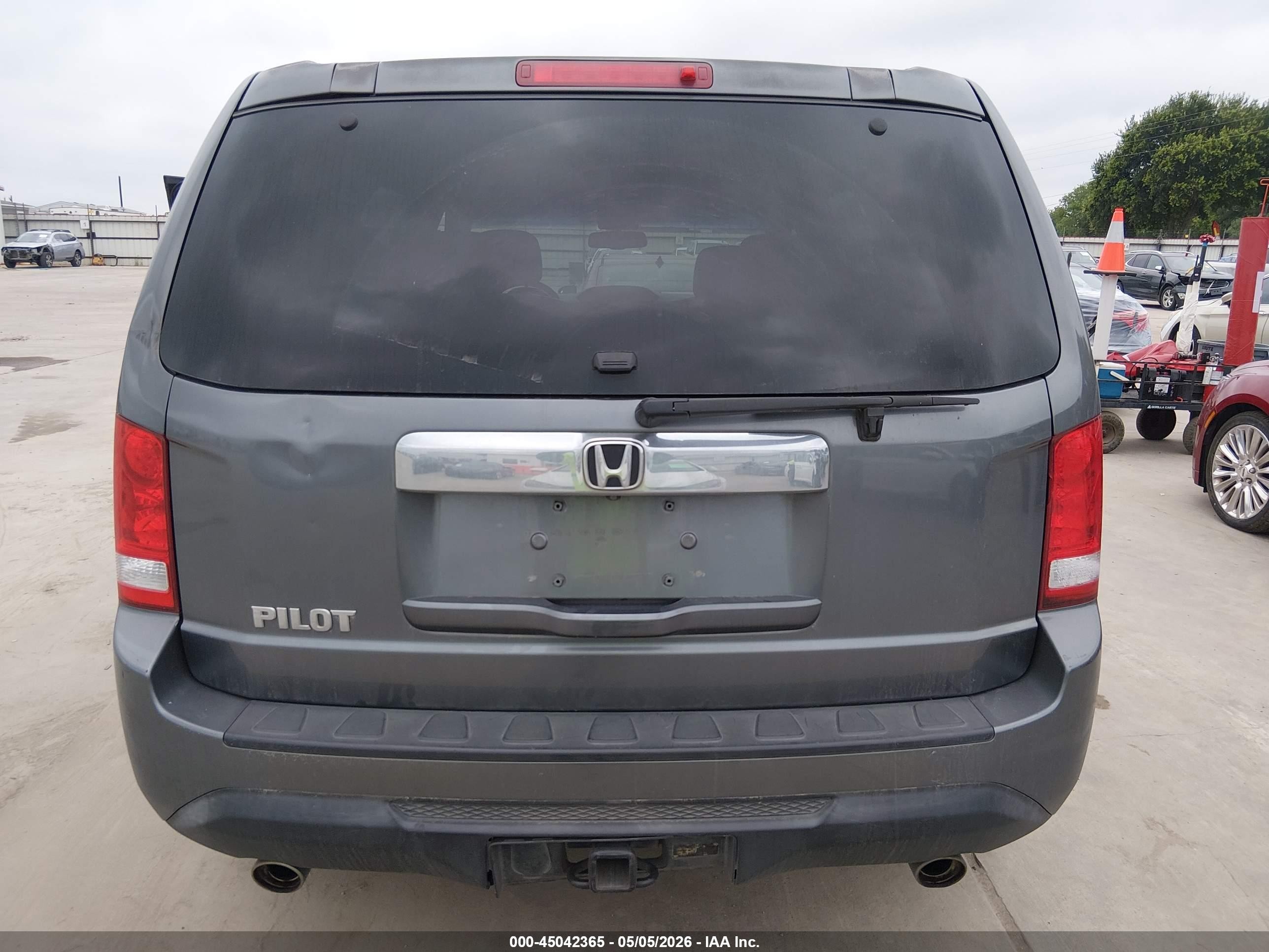 2012 Honda Pilot Ex-l Gray vin: 5FNYF3H51CB018984