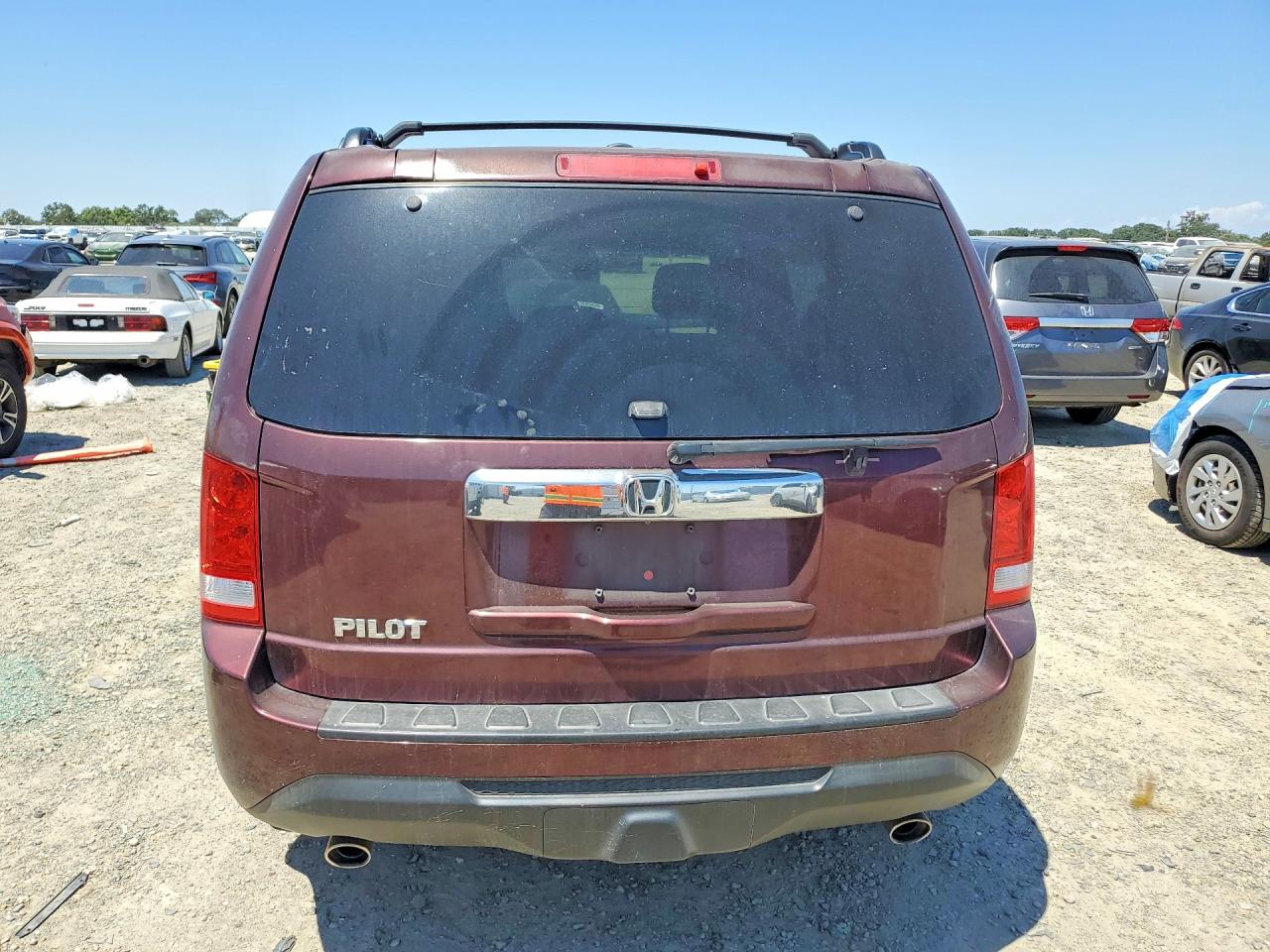 2012 Honda Pilot Exl Maroon vin: 5FNYF3H51CB021982