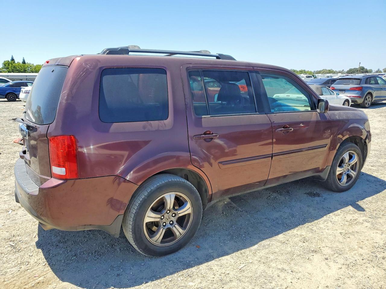 2012 Honda Pilot Exl Maroon vin: 5FNYF3H51CB021982