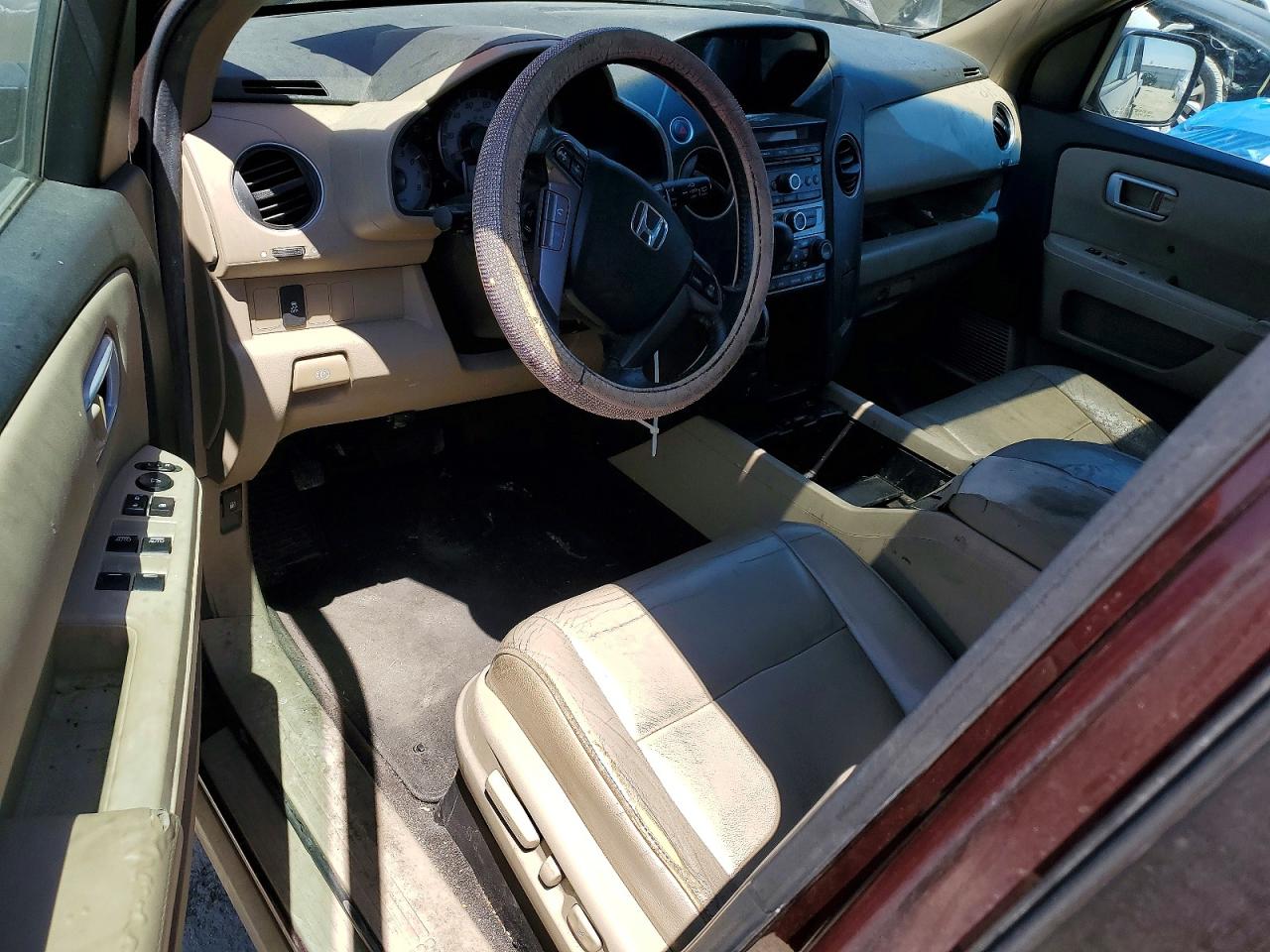 2012 Honda Pilot Exl Maroon vin: 5FNYF3H51CB021982