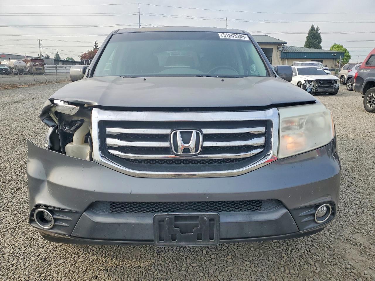 2013 Honda Pilot Exl Gray vin: 5FNYF3H51DB002902