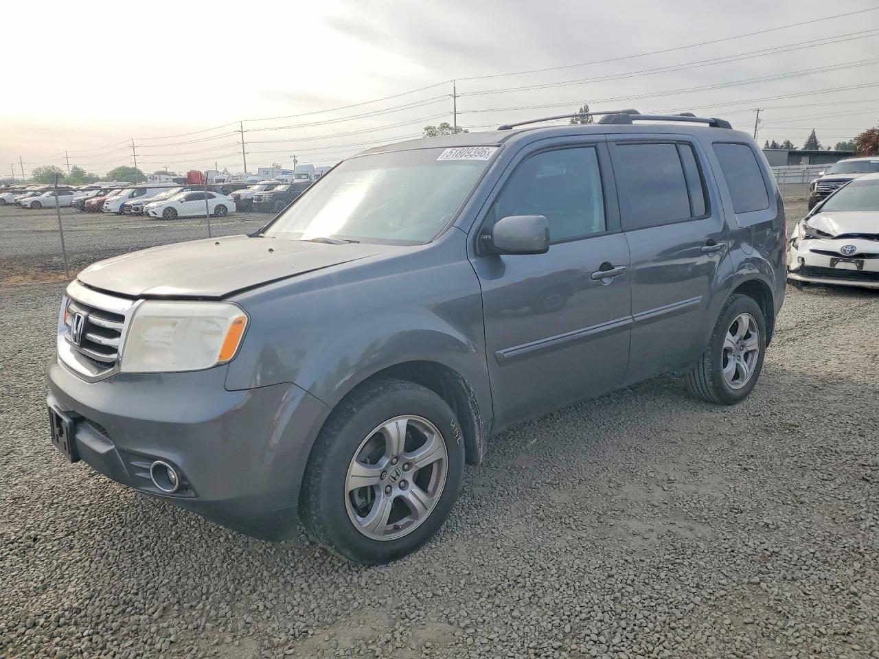 2013 Honda Pilot Exl Gray vin: 5FNYF3H51DB002902