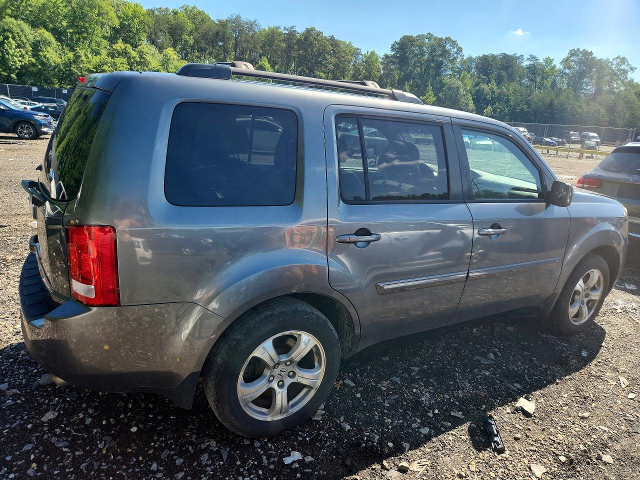 2013 Honda Pilot Exl Gray vin: 5FNYF3H51DB009672