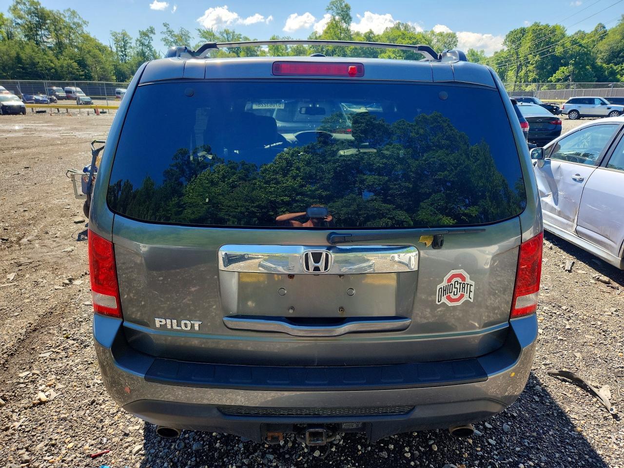 2013 Honda Pilot Exl Gray vin: 5FNYF3H51DB009672