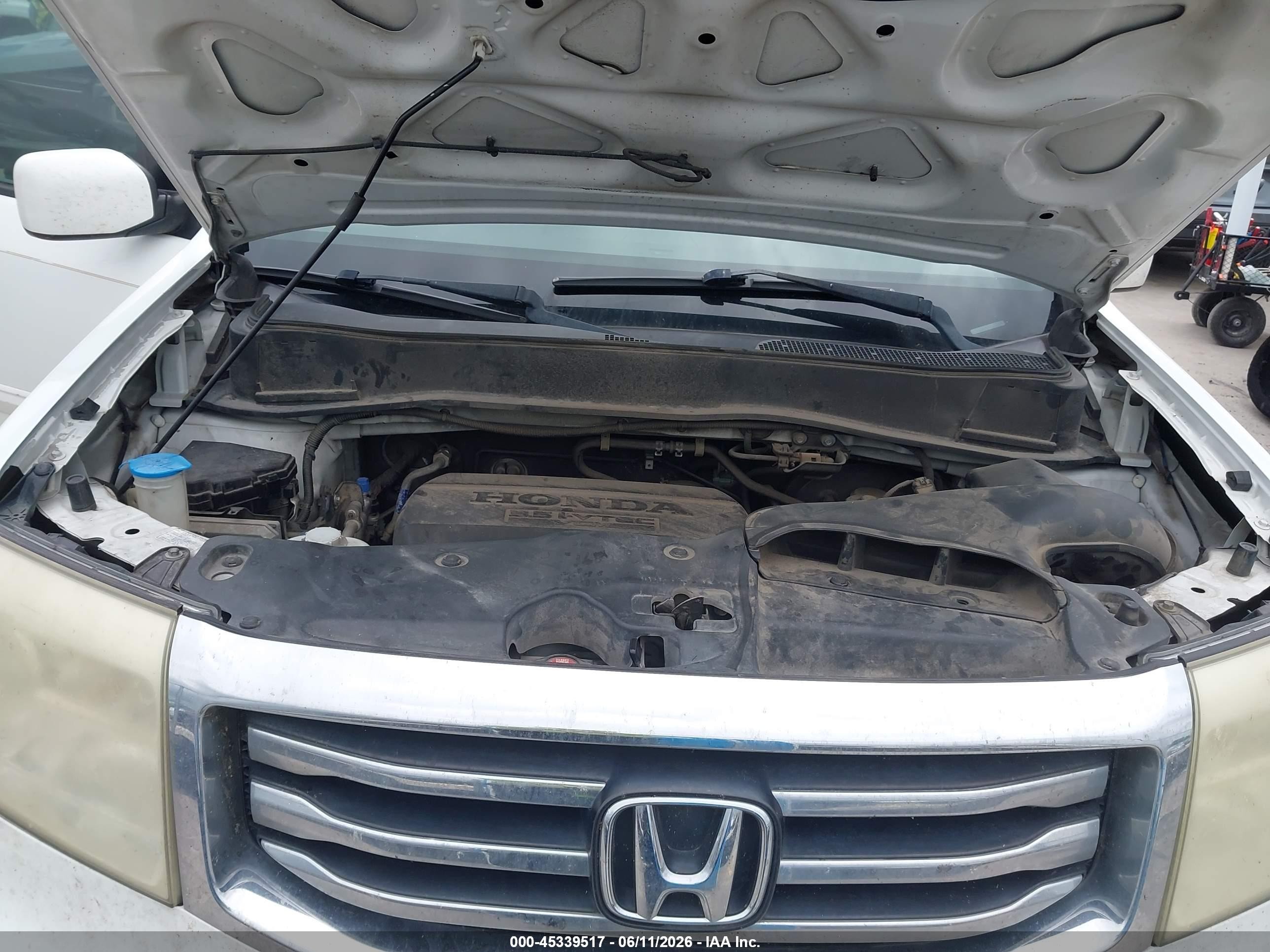 2013 Honda Pilot Ex-l White vin: 5FNYF3H51DB013656