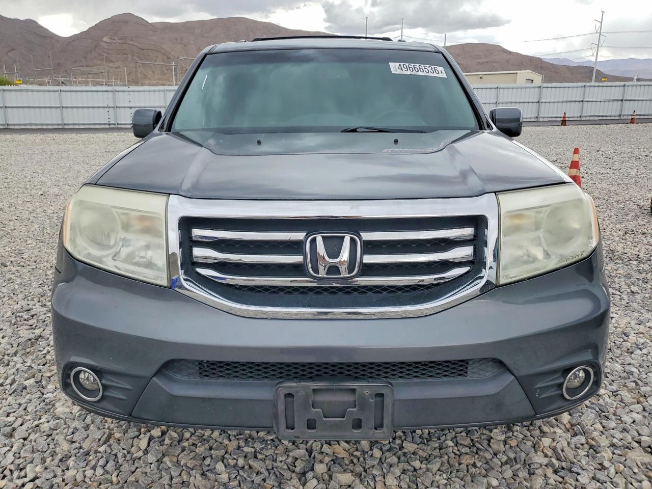 2013 Honda Pilot Exl Gray vin: 5FNYF3H51DB033910