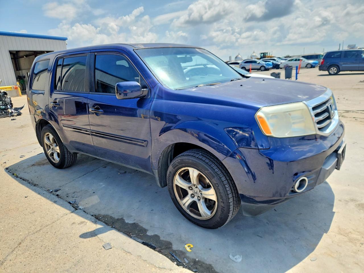2013 Honda Pilot Exl Blue vin: 5FNYF3H51DB034295