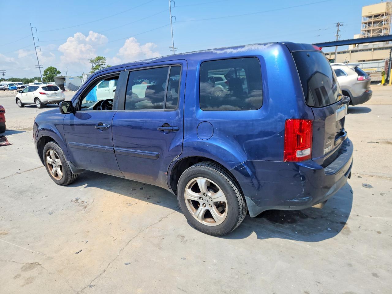 2013 Honda Pilot Exl Blue vin: 5FNYF3H51DB034295