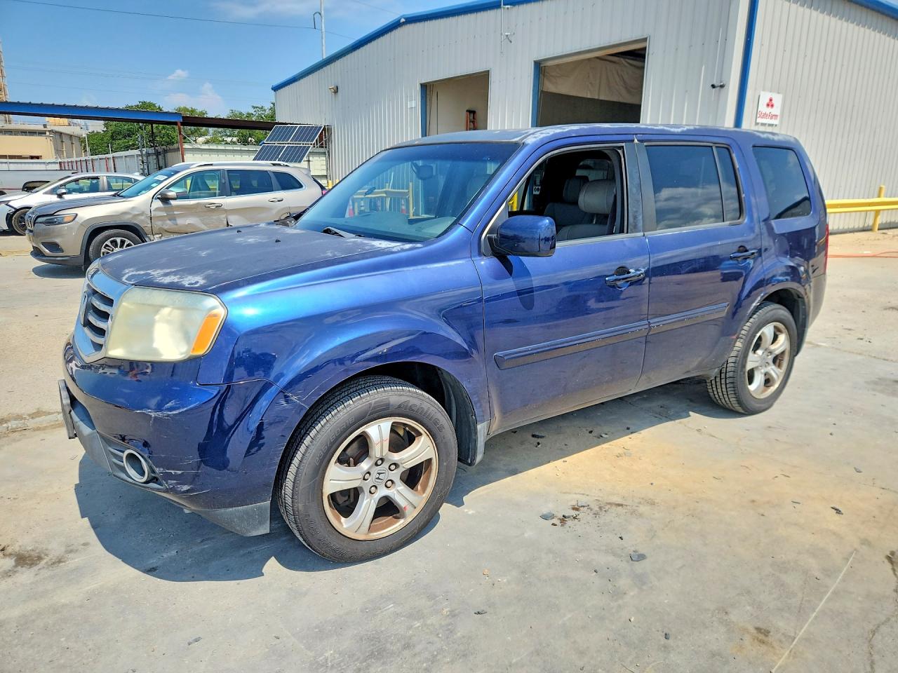 2013 Honda Pilot Exl Blue vin: 5FNYF3H51DB034295