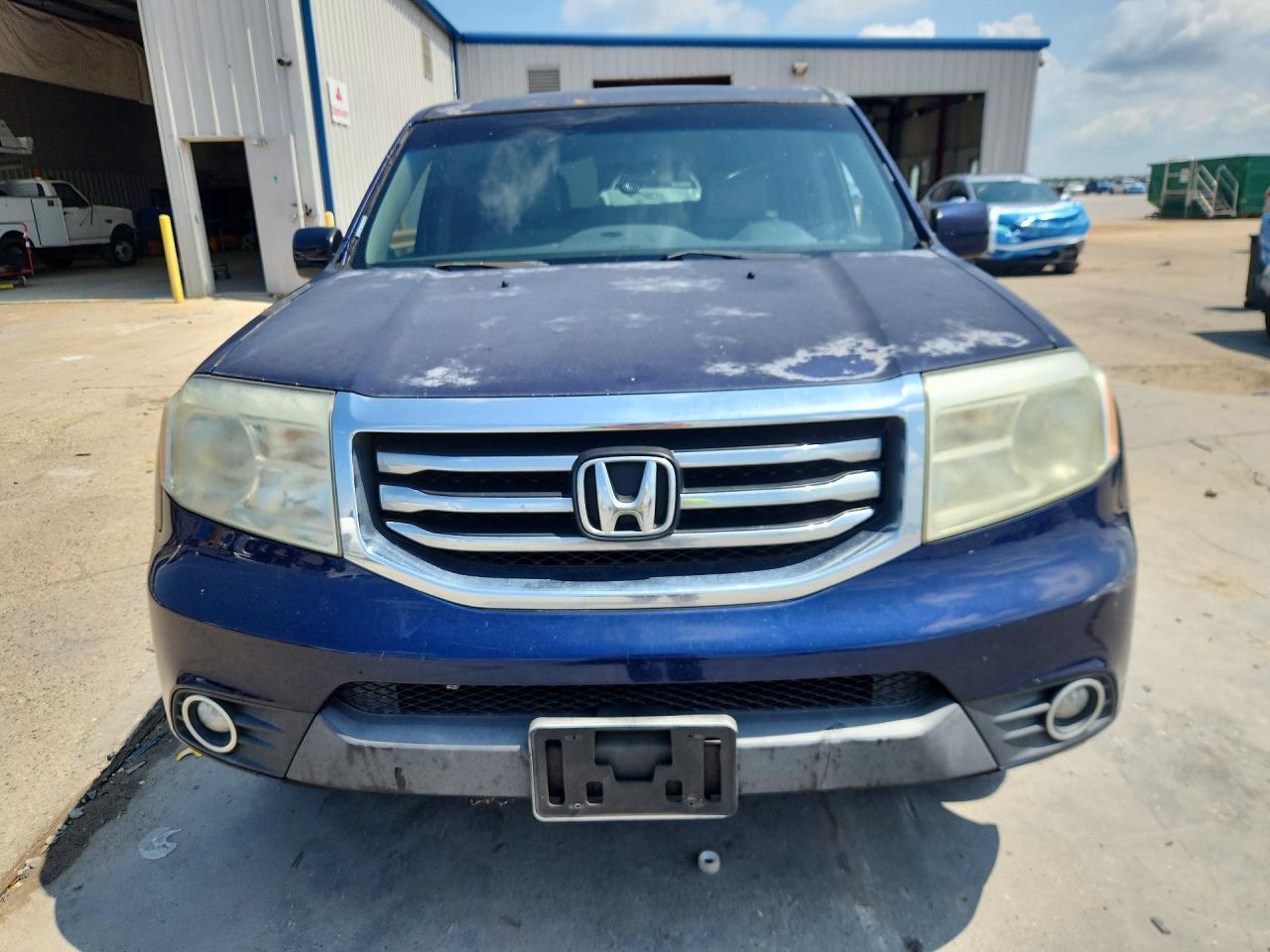 2013 Honda Pilot Exl Blue vin: 5FNYF3H51DB034295