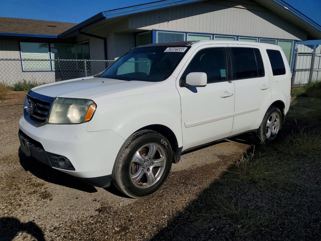 2014 Honda Pilot Exl White vin: 5FNYF3H51EB006188