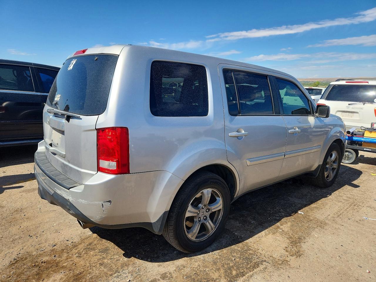 2014 Honda Pilot Exl Silver vin: 5FNYF3H51EB009110